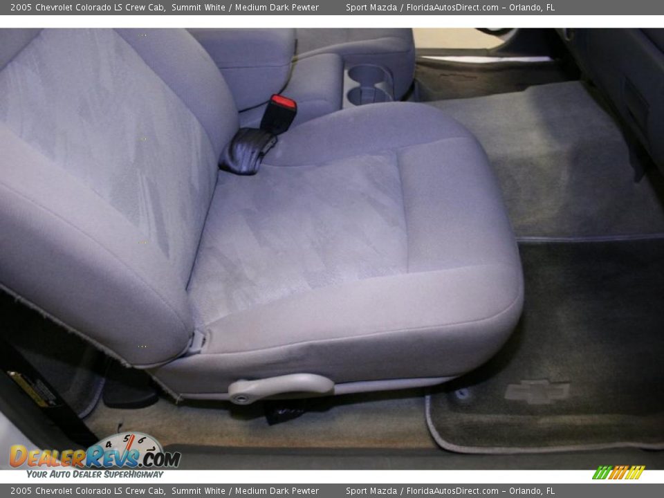 2005 Chevrolet Colorado LS Crew Cab Summit White / Medium Dark Pewter Photo #20