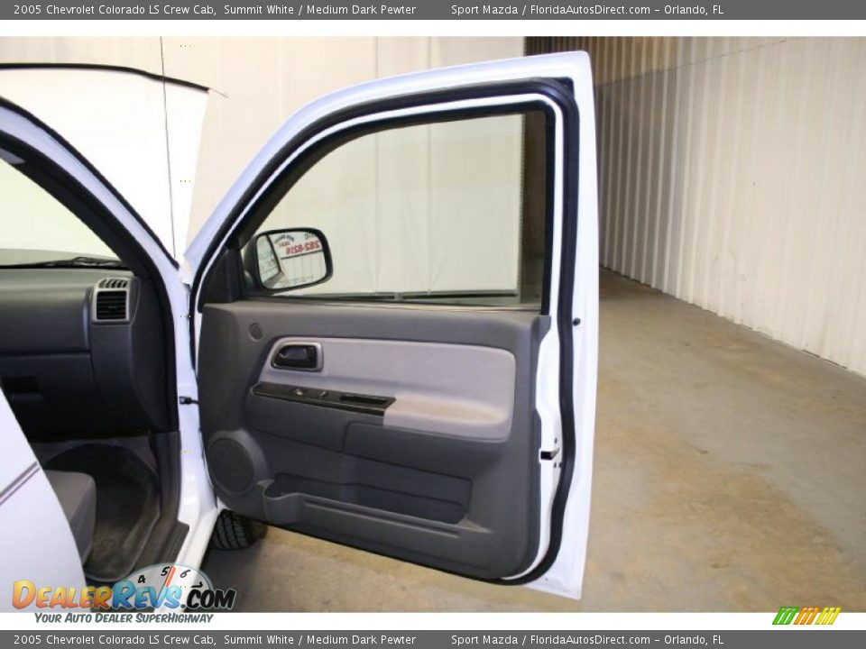 2005 Chevrolet Colorado LS Crew Cab Summit White / Medium Dark Pewter Photo #21