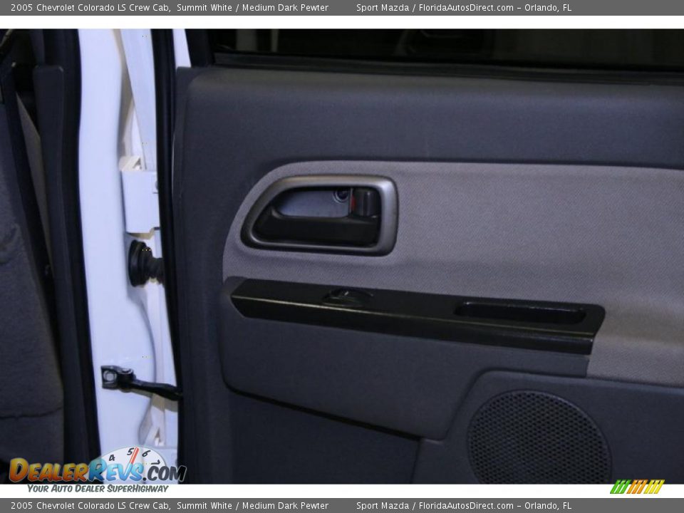 2005 Chevrolet Colorado LS Crew Cab Summit White / Medium Dark Pewter Photo #24