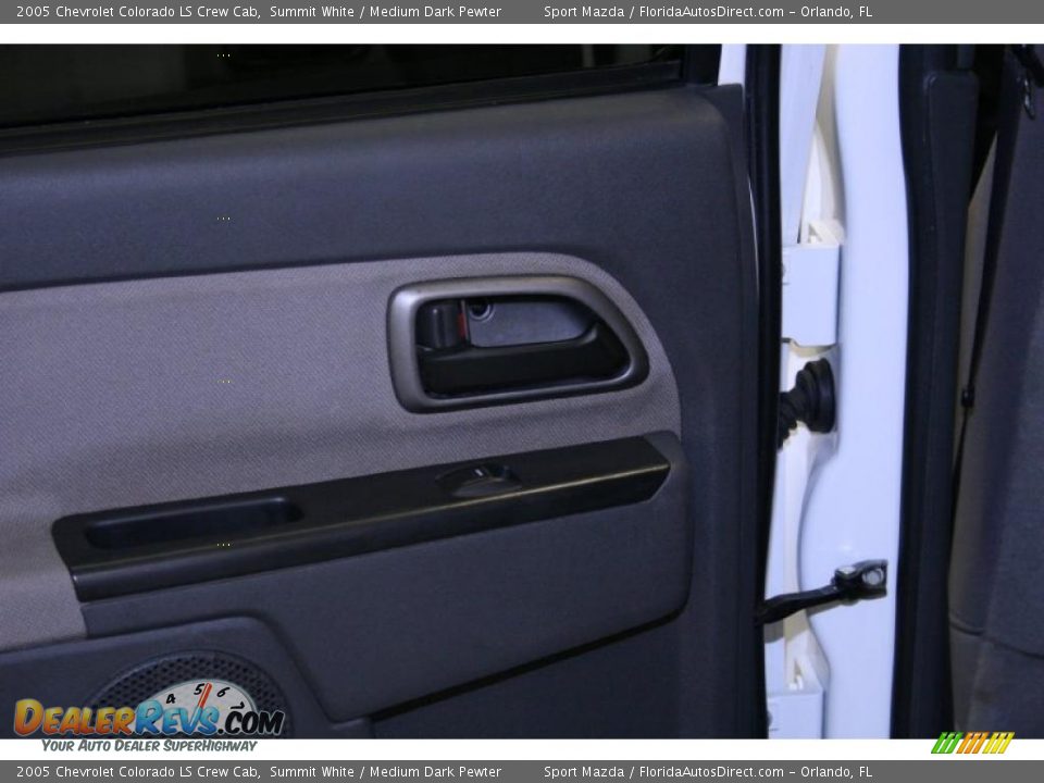 2005 Chevrolet Colorado LS Crew Cab Summit White / Medium Dark Pewter Photo #26
