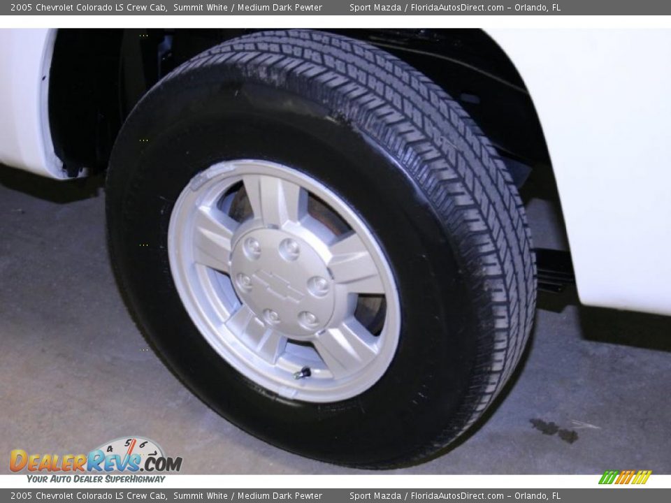 2005 Chevrolet Colorado LS Crew Cab Summit White / Medium Dark Pewter Photo #30