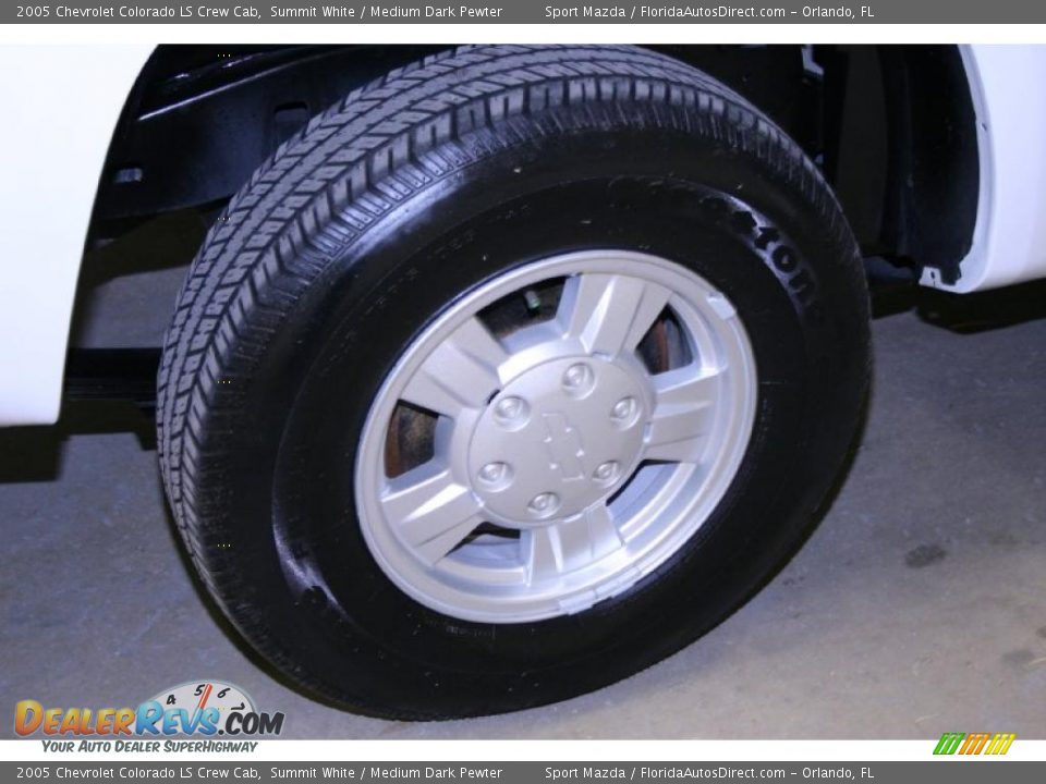 2005 Chevrolet Colorado LS Crew Cab Summit White / Medium Dark Pewter Photo #31