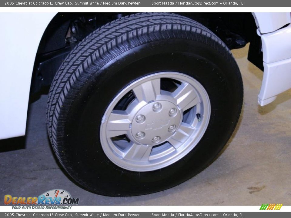 2005 Chevrolet Colorado LS Crew Cab Summit White / Medium Dark Pewter Photo #32