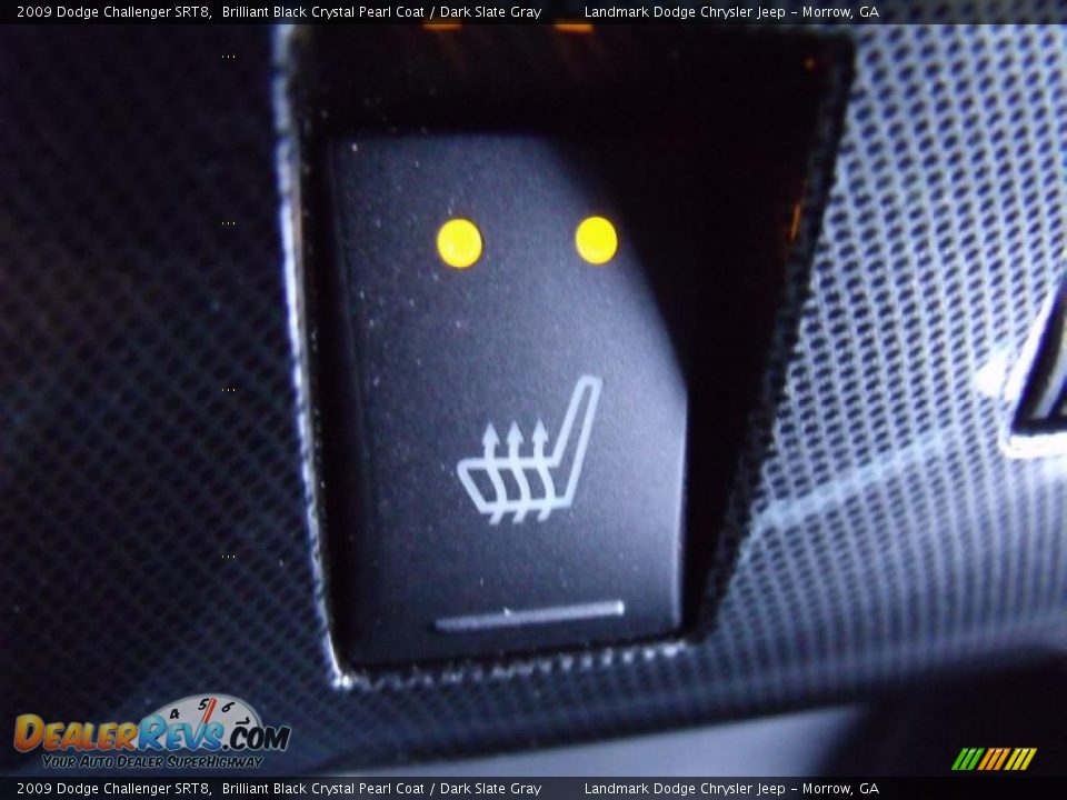 2009 Dodge Challenger SRT8 Brilliant Black Crystal Pearl Coat / Dark Slate Gray Photo #23