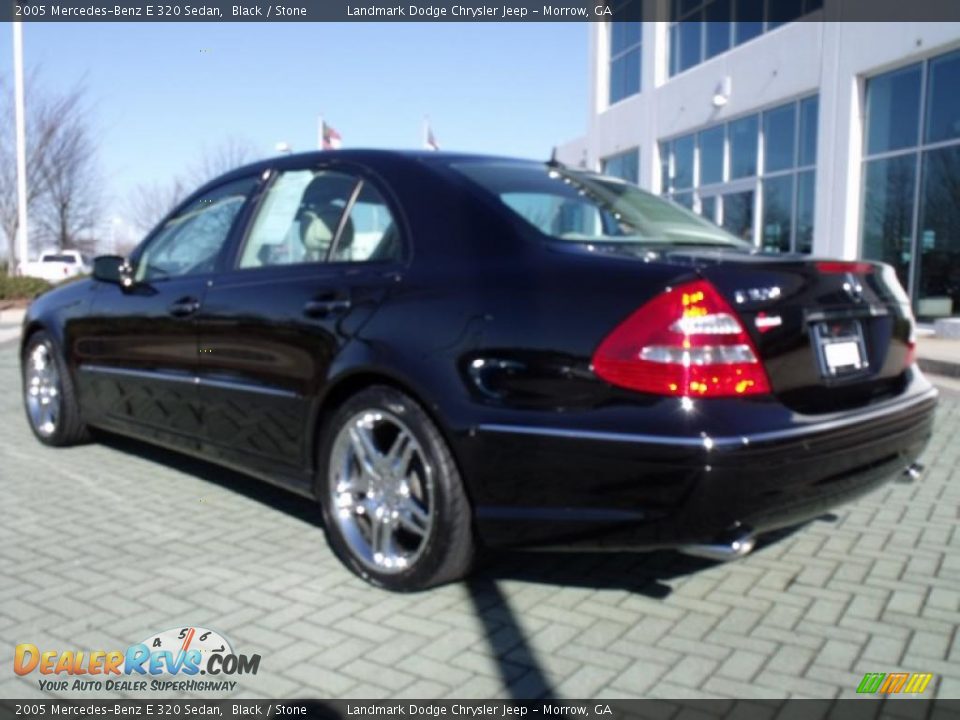 2005 Mercedes-Benz E 320 Sedan Black / Stone Photo #3