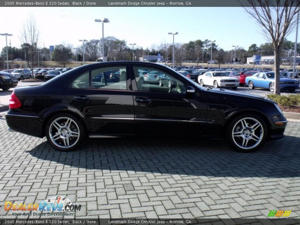 2005 Mercedes-Benz E 320 Sedan Black / Stone Photo #6