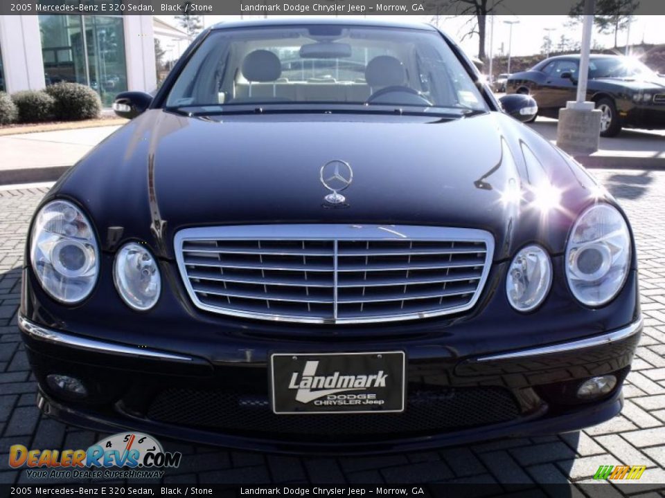 2005 Mercedes-Benz E 320 Sedan Black / Stone Photo #8