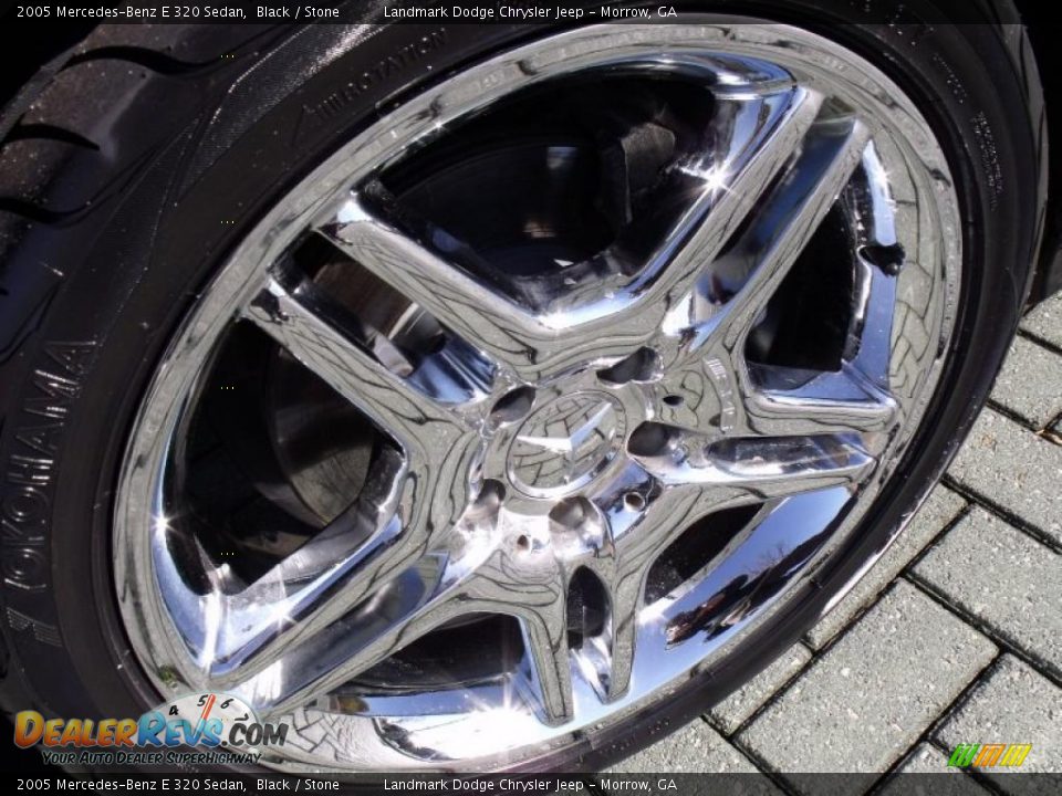 2005 Mercedes-Benz E 320 Sedan Black / Stone Photo #9