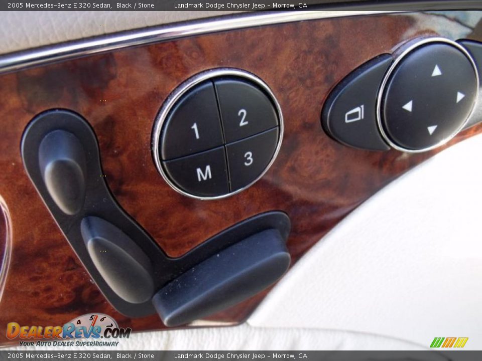 2005 Mercedes-Benz E 320 Sedan Black / Stone Photo #13