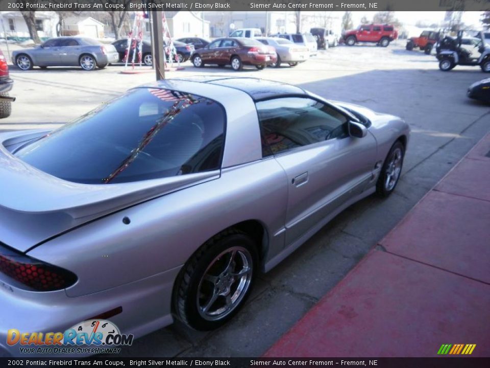 2002 Pontiac Firebird Trans Am Coupe Bright Silver Metallic / Ebony Black Photo #3