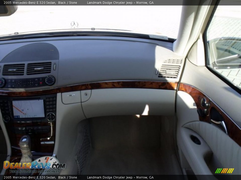 2005 Mercedes-Benz E 320 Sedan Black / Stone Photo #20