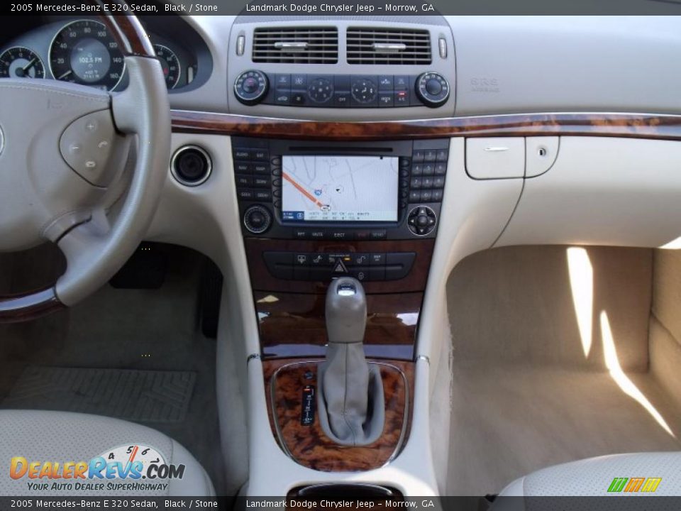 2005 Mercedes-Benz E 320 Sedan Black / Stone Photo #21