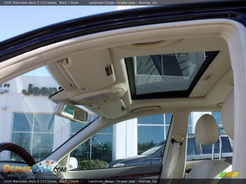 2005 Mercedes-Benz E 320 Sedan Black / Stone Photo #23