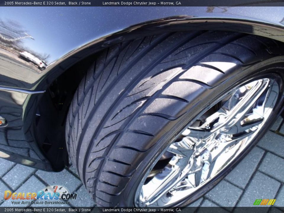 2005 Mercedes-Benz E 320 Sedan Black / Stone Photo #30