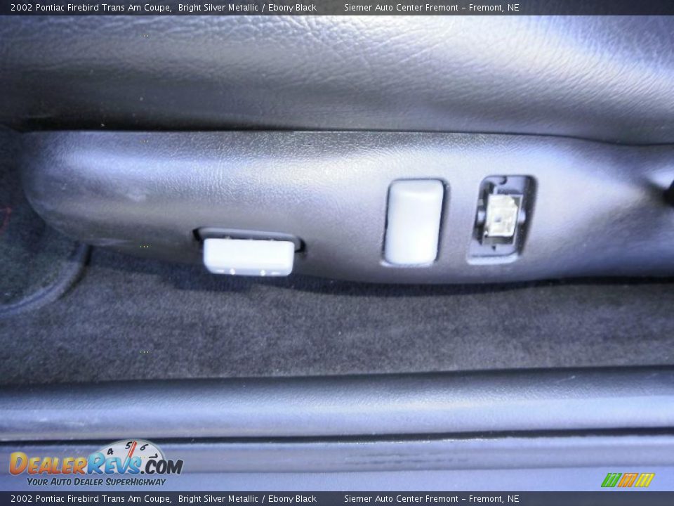 2002 Pontiac Firebird Trans Am Coupe Bright Silver Metallic / Ebony Black Photo #17