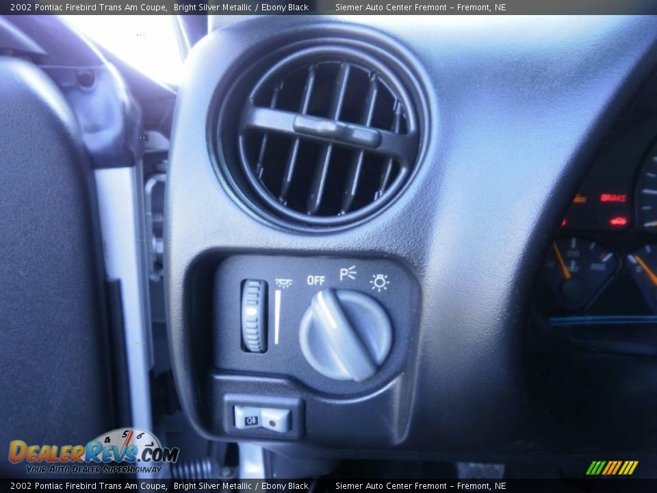 2002 Pontiac Firebird Trans Am Coupe Bright Silver Metallic / Ebony Black Photo #23
