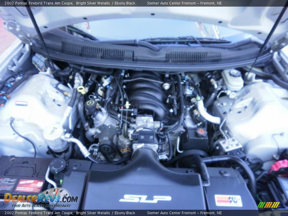 2002 Pontiac Firebird Trans Am Coupe Bright Silver Metallic / Ebony Black Photo #25