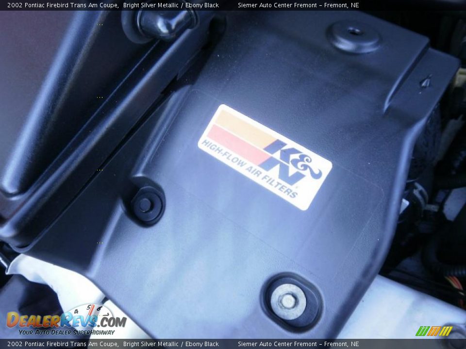 2002 Pontiac Firebird Trans Am Coupe Bright Silver Metallic / Ebony Black Photo #27