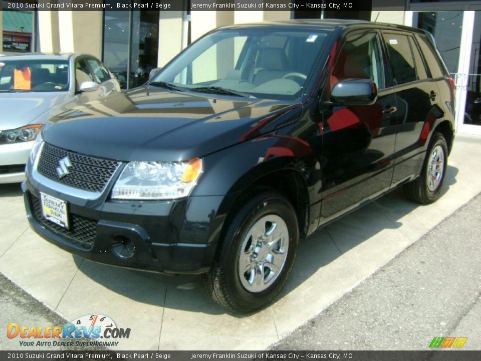 2010 Suzuki Grand Vitara Premium Black Pearl / Beige Photo #3
