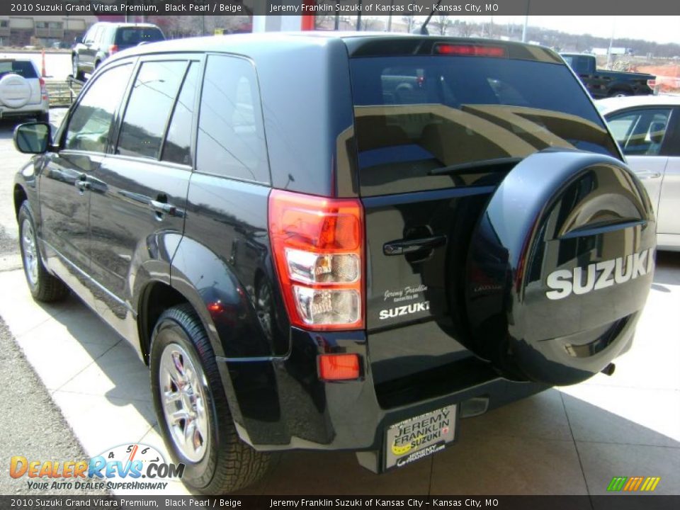 2010 Suzuki Grand Vitara Premium Black Pearl / Beige Photo #4