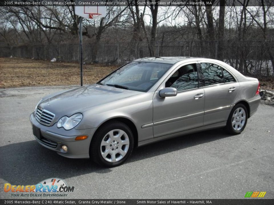 2005 Mercedes-Benz C 240 4Matic Sedan Granite Grey Metallic / Stone Photo #2