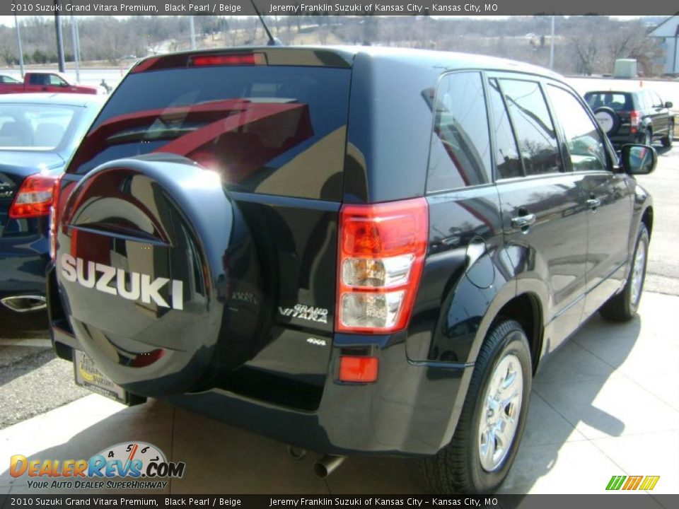2010 Suzuki Grand Vitara Premium Black Pearl / Beige Photo #6