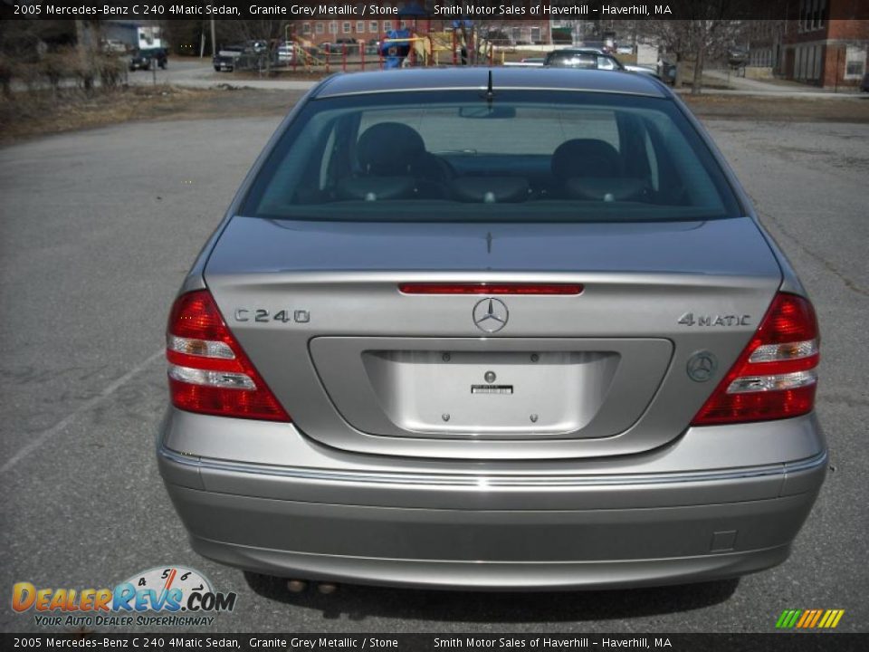 2005 Mercedes-Benz C 240 4Matic Sedan Granite Grey Metallic / Stone Photo #3