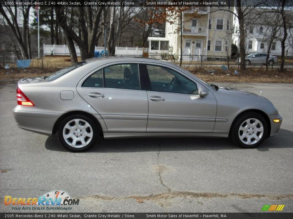 2005 Mercedes-Benz C 240 4Matic Sedan Granite Grey Metallic / Stone Photo #5