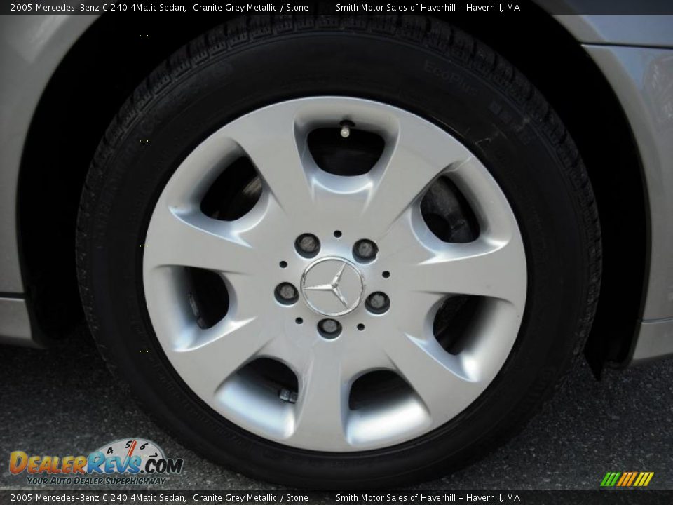2005 Mercedes-Benz C 240 4Matic Sedan Granite Grey Metallic / Stone Photo #7