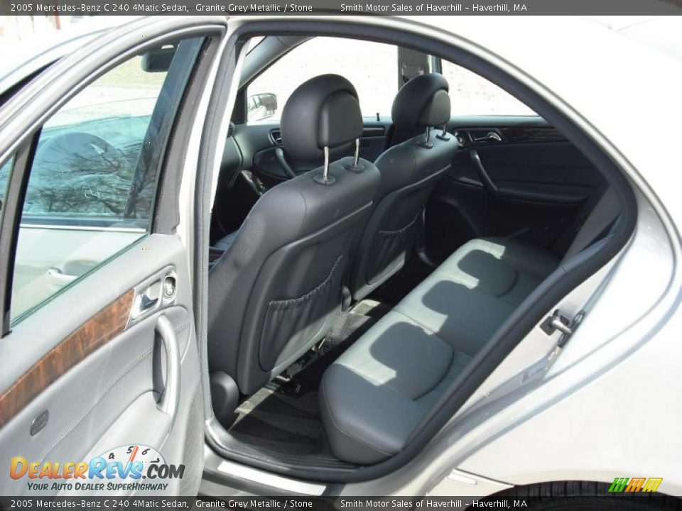 2005 Mercedes-Benz C 240 4Matic Sedan Granite Grey Metallic / Stone Photo #9