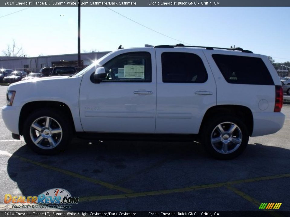 2010 Chevrolet Tahoe LT Summit White / Light Cashmere/Dark Cashmere Photo #2