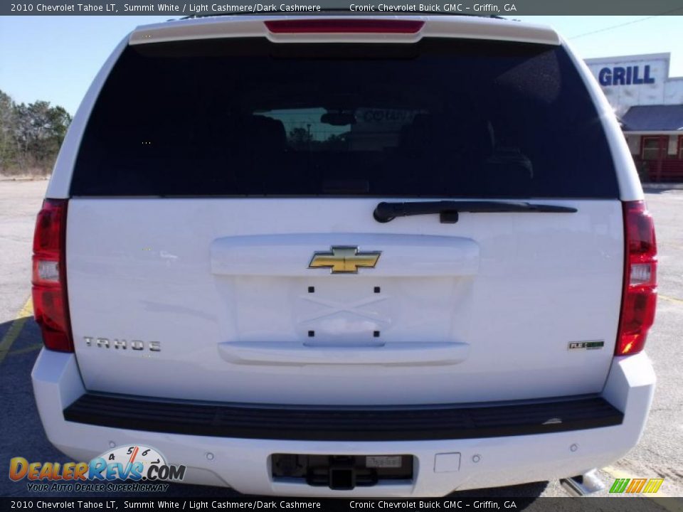 2010 Chevrolet Tahoe LT Summit White / Light Cashmere/Dark Cashmere Photo #4