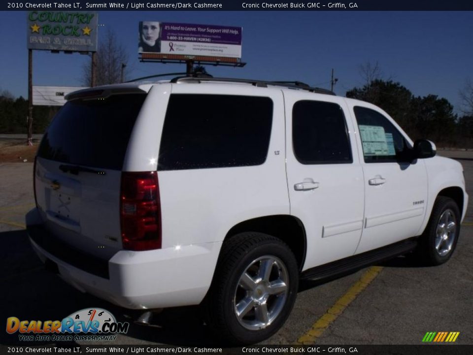 2010 Chevrolet Tahoe LT Summit White / Light Cashmere/Dark Cashmere Photo #5
