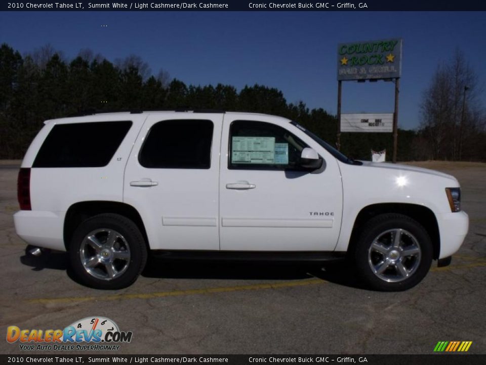 2010 Chevrolet Tahoe LT Summit White / Light Cashmere/Dark Cashmere Photo #6