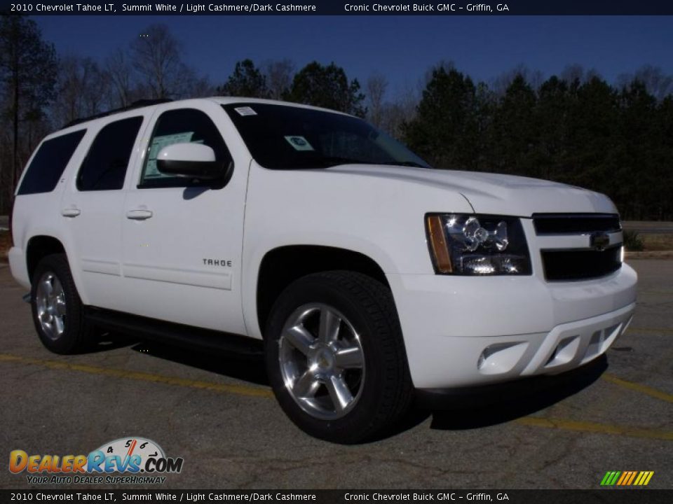 2010 Chevrolet Tahoe LT Summit White / Light Cashmere/Dark Cashmere Photo #7