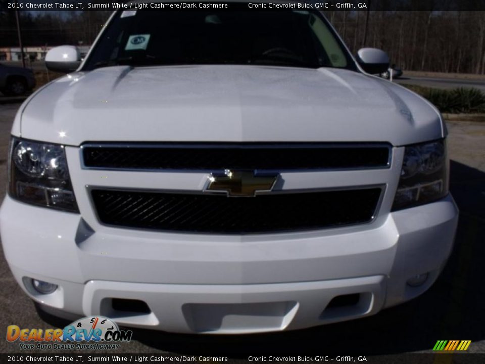 2010 Chevrolet Tahoe LT Summit White / Light Cashmere/Dark Cashmere Photo #8