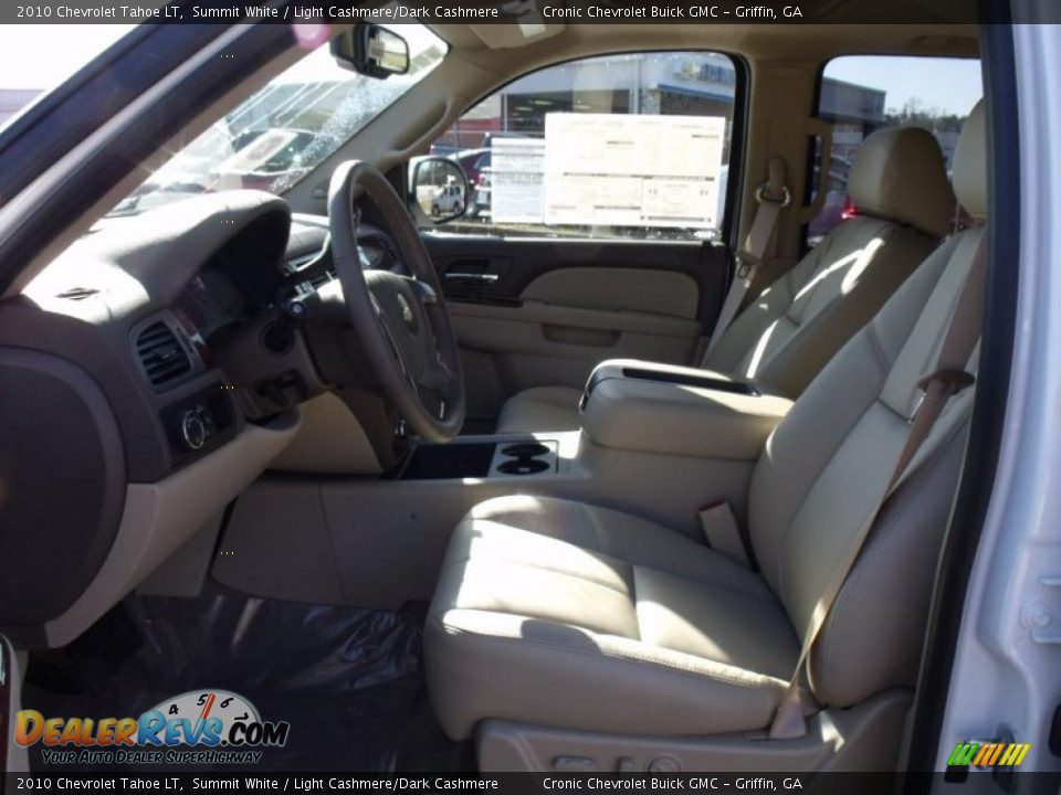 2010 Chevrolet Tahoe LT Summit White / Light Cashmere/Dark Cashmere Photo #10