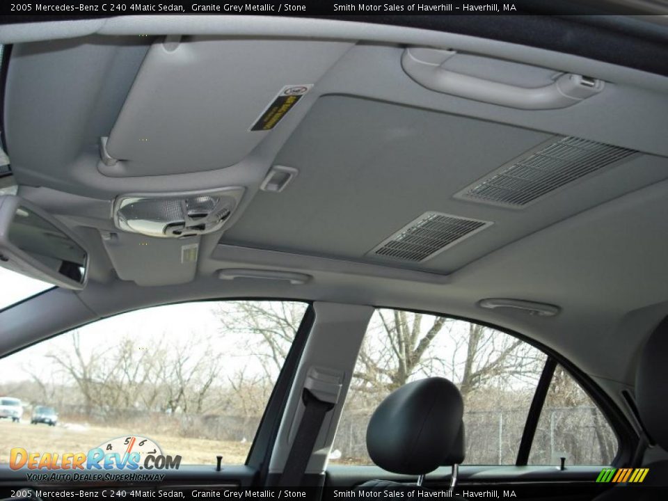 2005 Mercedes-Benz C 240 4Matic Sedan Granite Grey Metallic / Stone Photo #20