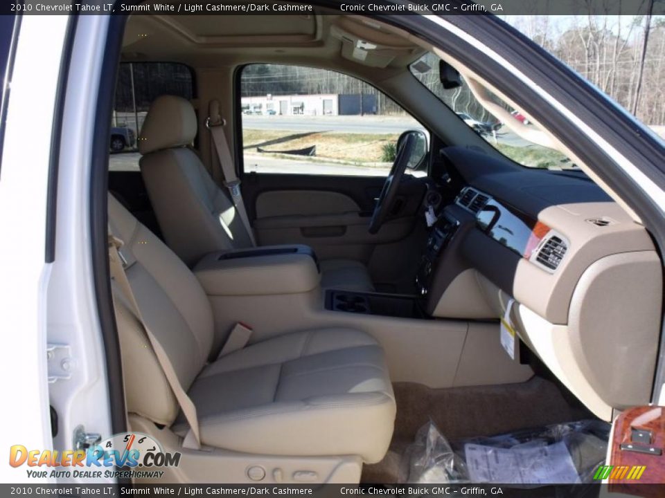 2010 Chevrolet Tahoe LT Summit White / Light Cashmere/Dark Cashmere Photo #16