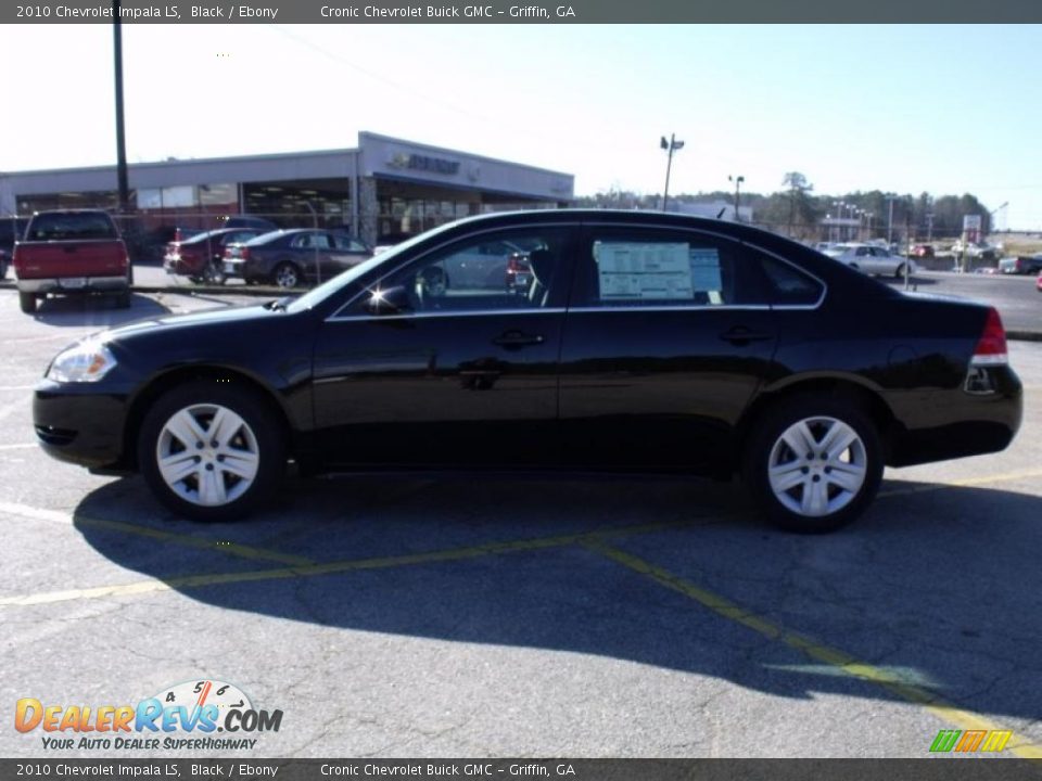 2010 Chevrolet Impala LS Black / Ebony Photo #2