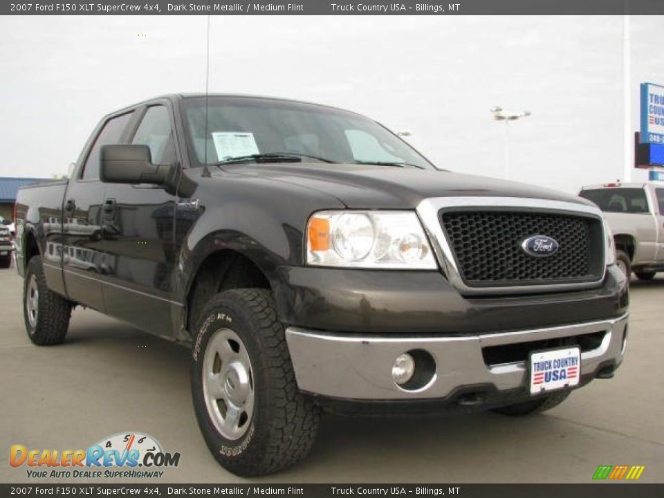 2007 Ford F150 XLT SuperCrew 4x4 Dark Stone Metallic / Medium Flint Photo #3