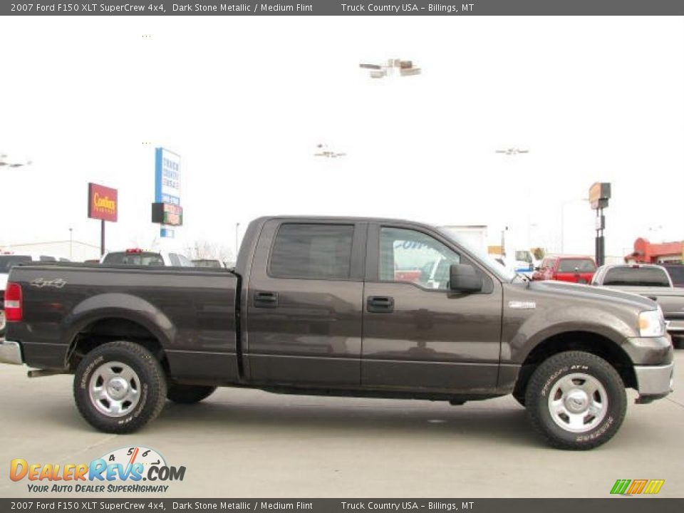 2007 Ford F150 XLT SuperCrew 4x4 Dark Stone Metallic / Medium Flint Photo #4