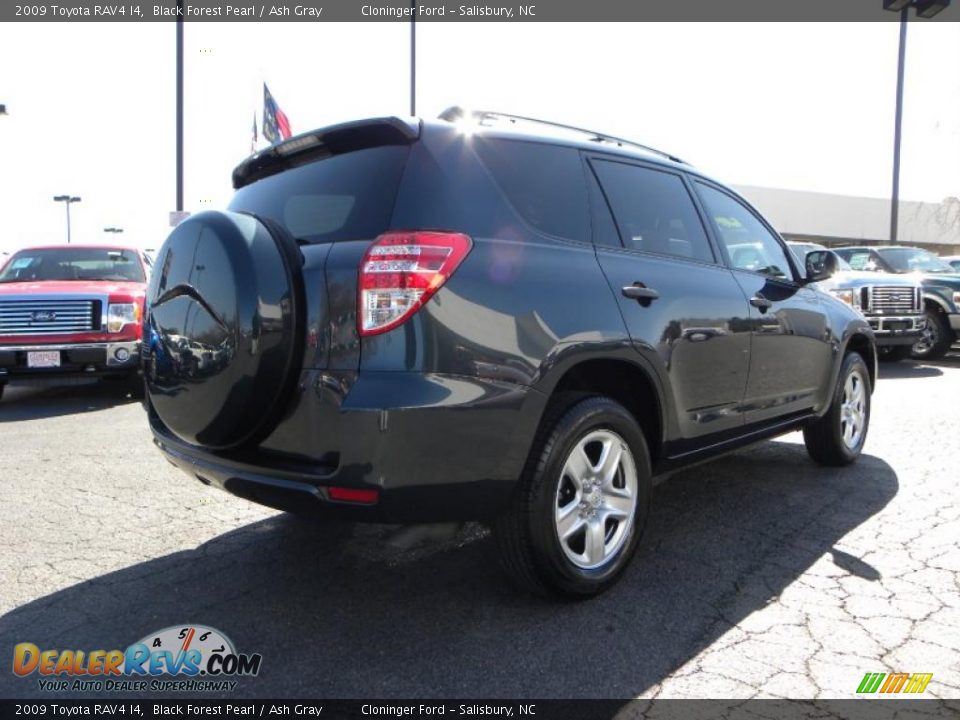 2009 Toyota RAV4 I4 Black Forest Pearl / Ash Gray Photo #3