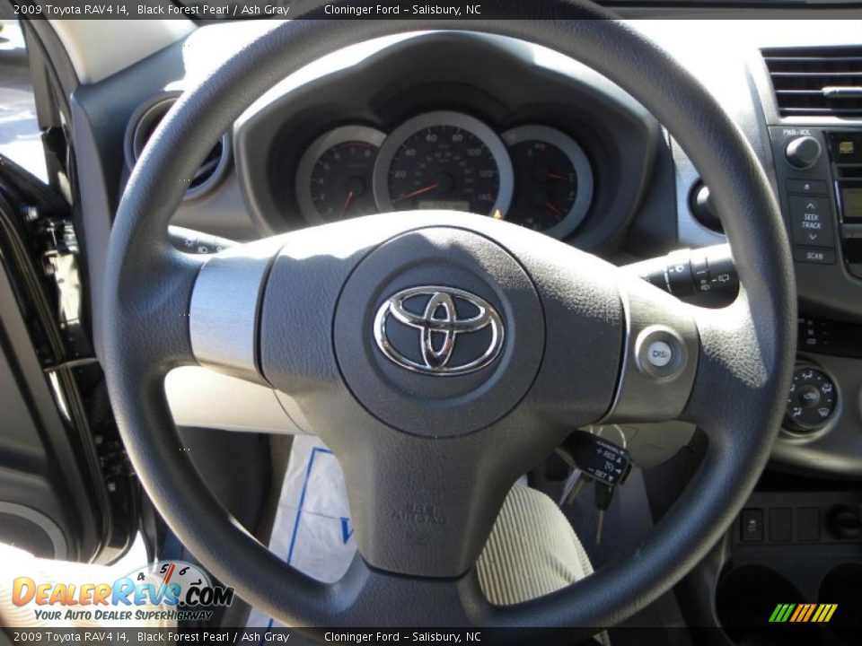 2009 Toyota RAV4 I4 Black Forest Pearl / Ash Gray Photo #17