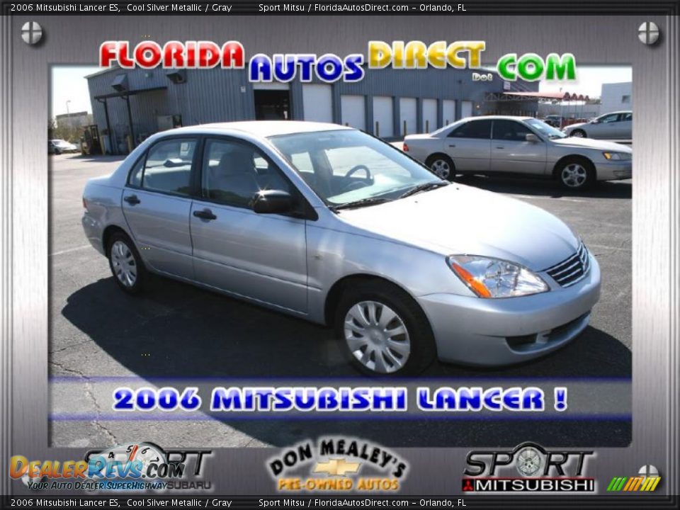 2006 Mitsubishi Lancer ES Cool Silver Metallic / Gray Photo #1