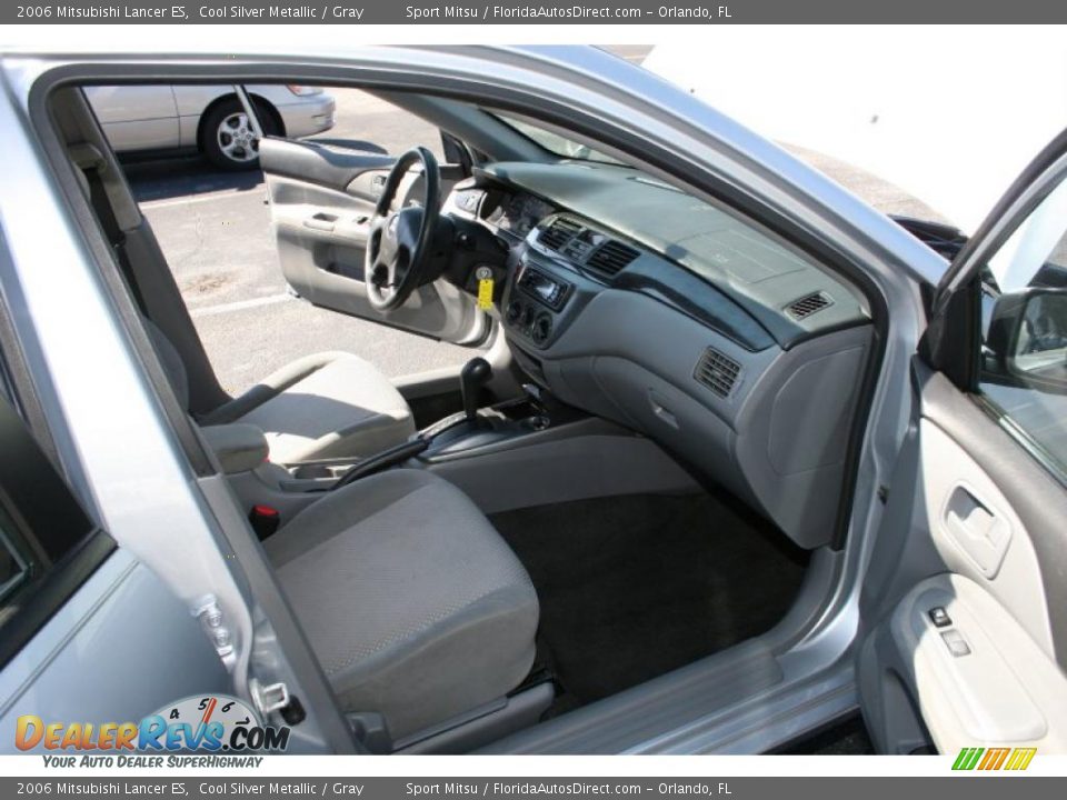 2006 Mitsubishi Lancer ES Cool Silver Metallic / Gray Photo #9