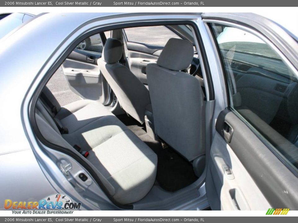 2006 Mitsubishi Lancer ES Cool Silver Metallic / Gray Photo #10
