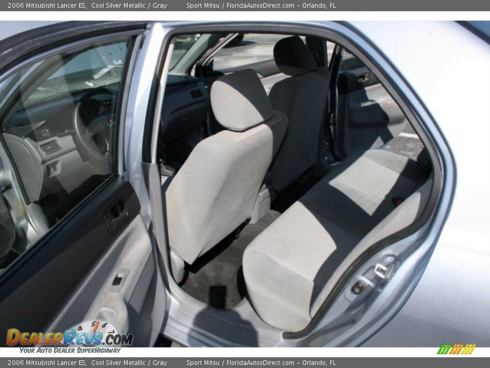2006 Mitsubishi Lancer ES Cool Silver Metallic / Gray Photo #13