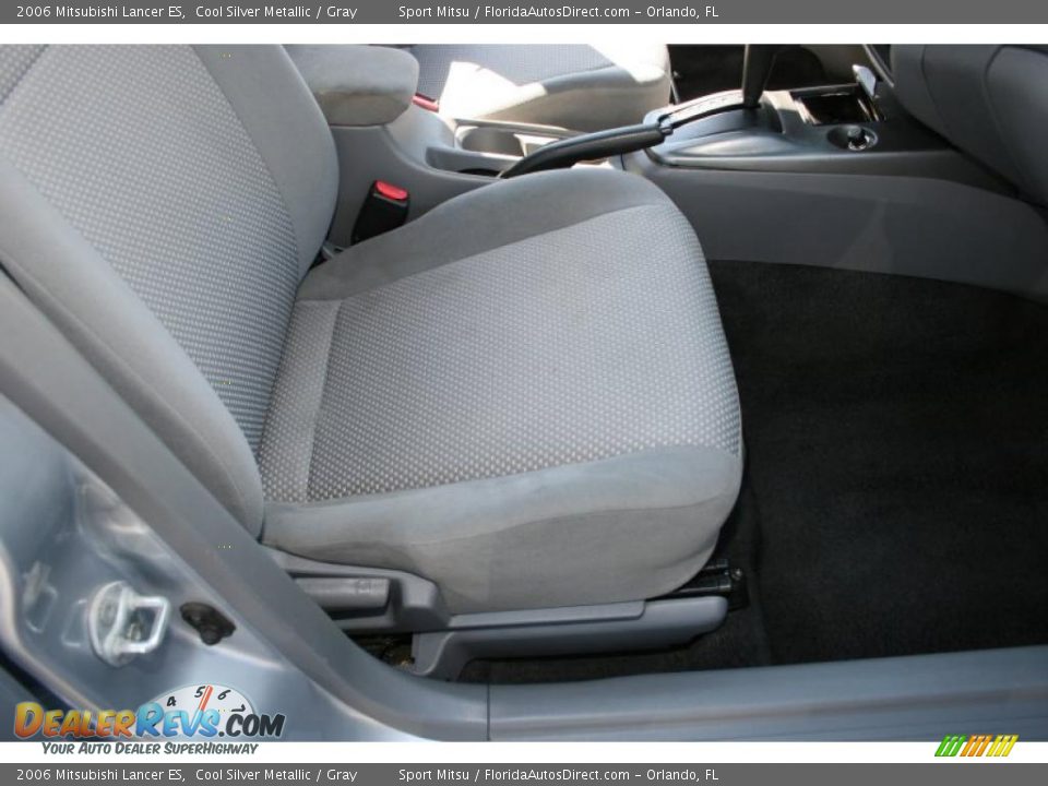 2006 Mitsubishi Lancer ES Cool Silver Metallic / Gray Photo #19