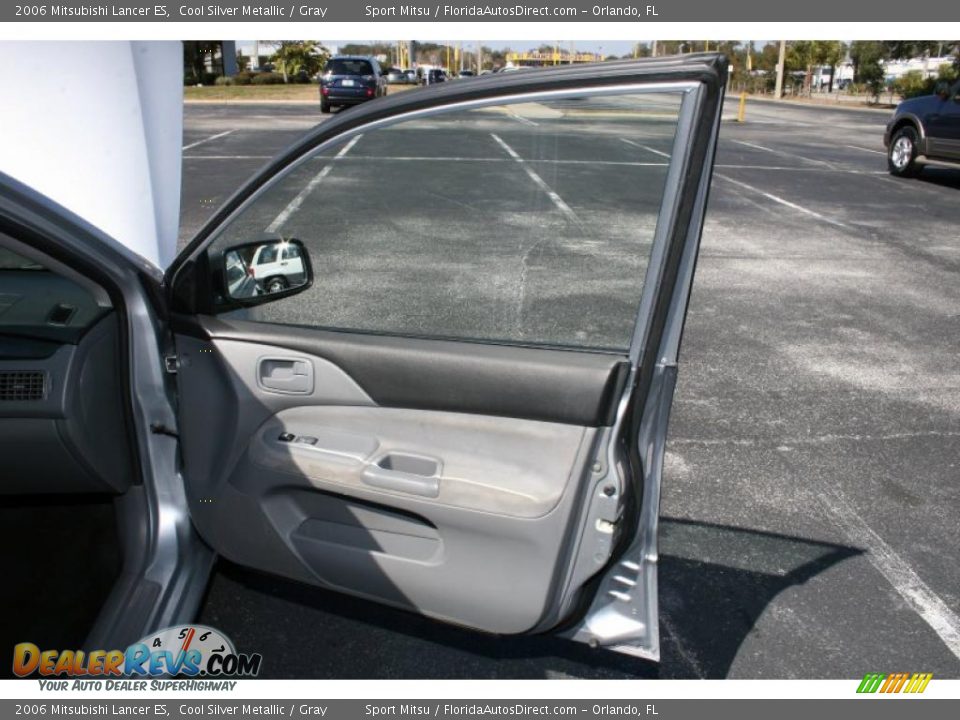 2006 Mitsubishi Lancer ES Cool Silver Metallic / Gray Photo #20
